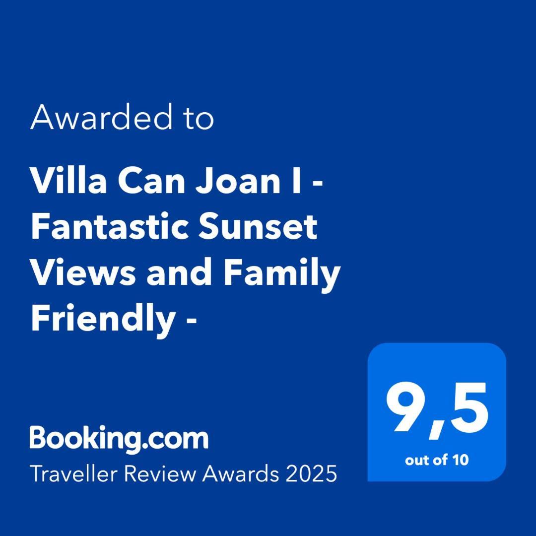 Villa Can Joan I - Fantastic Sunset Views And Family Friendly - Сан-Антонио-Абад Экстерьер фото